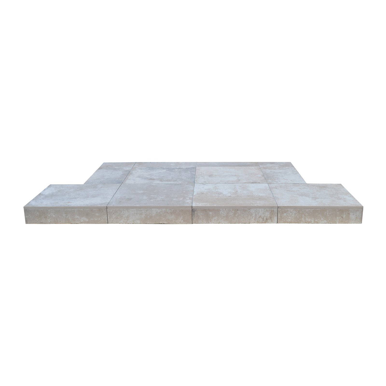 Iced white hearth